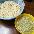 くさだんご's cooksnap of when they made 鶏塩だれ＊つけうどん.