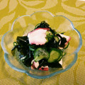 m_g66's cooksnap of when they made タコときゅうりとわかめの酢の物♡.