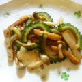 白いぐれーぷ's cooksnap of when they made ゴーヤとさつま揚げのオイスター炒め.