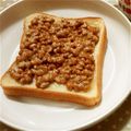 mami5san's cooksnap of when they made ココナッツオイルではちみつ納豆トースト♪.