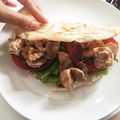yuuu♥'s cooksnap of when they made 余った餃子の皮でなんちゃってトルティーヤ.