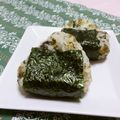 赤い電話's cooksnap of when they made ピリ辛高菜オニギリ☆.