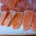 ぺりりん's cooksnap of when they made サーモンの炙り♡お寿司屋さんのネタの味♪.
