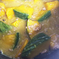 chicao's cooksnap of when they made かぼちゃのカレーそぼろ煮.