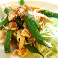 ロミロミママ's cooksnap of when they made いんげんと蒸し鶏の中華風ごま和え.
