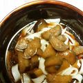 ♪かずゅー♪'s cooksnap of when they made おばぁの味！うどんになす南蛮汁.
