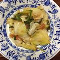 ｶﾙﾒﾝ's cooksnap of when they made 梅と大葉が香る♪キャベツの浅漬け風サラダ.
