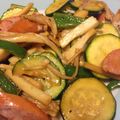 クマたぬき's cooksnap of when they made マヨ和え☆ズッキーニ＊ベーコン＊エリンギ.