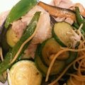 ばたばたひなママ☆'s cooksnap of when they made 豚肉と茄子の和風パスタ.
