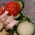 クック瞳's cooksnap of when they made とうふ・夏野菜・ささみのからしぽんずがけ.