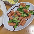 ゆけり３兄弟's cooksnap of when they made ささっと！ブロッコリーソーセージ炒め.