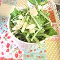 Ｒｅｅ☆'s cooksnap of when they made 水菜とスライスチーズの簡単サラダ.