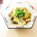 yuko116's cooksnap of when they made ＊鶏と白菜のとろ～り和風あん＊.