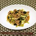 ★やっさん★'s cooksnap of when they made 豚肉と小松菜の甘辛炒め.