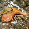 かっっぷぅ's cooksnap of when they made 鮭ときのこのごま油ホイル焼き.