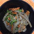 みんとぅく's cooksnap of when they made 豆苗と人参とこんにゃくのきんぴら.