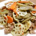 月見なっとう's cooksnap of when they made 蓮根＊人参＊ゴボウきんぴら.