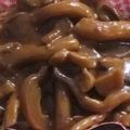 きらり流れ星's cooksnap of when they made きのこソースのチキンハンバーグ.