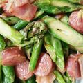 ゆっちょん1017's cooksnap of when they made アスパラベーコン炒め(お弁当にも).