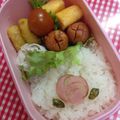 たにたーに's cooksnap of when they made 可愛い❤バラの作り方（キャラ弁、デコ弁）.