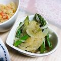 ＴＯＭＯＷＡＴ's cooksnap of when they made 新玉ねぎと　アスパラの　わさび醤油サラダ.