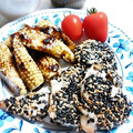 ＴＯＭＯＷＡＴ's cooksnap of when they made ささみのしっとりマヨ焼き胡麻まみれ.