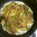 ゆりっぺ8888's cooksnap of when they made チーズねぎのモチピザ.
