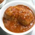 なつこむ's cooksnap of when they made ハンバーグinトマトシチュー.