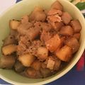 Giabbico's cooksnap of when they made 大根こんにゃく味噌煮込☆名古屋味を手軽に.