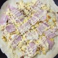 ヴィーナスけい's cooksnap of when they made 生地から手作り　チーズなしマヨネーズピザ.