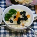 みゆwaco 's cooksnap of when they made 噛みごたえで満腹感！黒豆のミルクスープ.