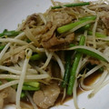 松潤だいすき's cooksnap of when they made ニンニクの芽と豚こまのオイスター炒め.