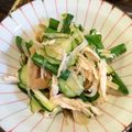 kmchamu's cooksnap of when they made 京都九条ネギのサラダ.