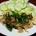 KENERISA's cooksnap of when they made 簡単 シンプル とり胸肉と大葉の炒め物.