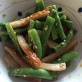るるーい's cooksnap of when they made ＊十六ささげとちくわのきんぴら＊.