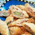 ウラビア's cooksnap of when they made うまっ！アスパラの豚肉巻き巻きカツ！.
