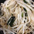 H♡S's cooksnap of when they made 焼肉のタレで♪もやしとワカメの黄金ナムル.