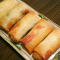 くうた3k's cooksnap of when they made とり肉ととろけるチーズのさくさく春巻き＊.