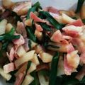 kyon034's cooksnap of when they made 簡単！ジャガイモとニラとベーコン！.