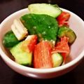 ●あきとん's cooksnap of when they made きゅうりとかにかまの梅肉あえ.