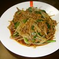 ☆MrCB☆'s cooksnap of when they made ひき肉とニラもやし☆スタミナもりもり炒め.