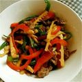 アリスママ★'s cooksnap of when they made 簡単♪チンジャオロース♪.