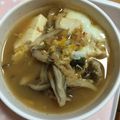 ＊なみへい＊'s cooksnap of when they made きのこと豆腐のふんわりキムチスープ.