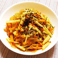 とこきち's cooksnap of when they made しらたき入り大根とにんじんの皮のきんぴら.
