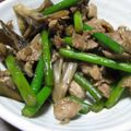 マメご飯's cooksnap of when they made 豚肉とにんにくの芽の炒め物.