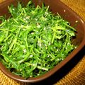 Jaye's cooksnap of when they made おかひじきの塩ナムル.