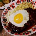 ちびちび317's cooksnap of when they made お肉は半分!!節約ヘルシーハンバーグ♡.