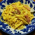 chie☆hika's cooksnap of when they made 牛乳でもしっかり濃厚！簡単カルボナーラ.