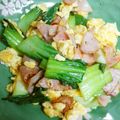 なぎさｖ's cooksnap of when they made チンゲンサイとハムと卵の炒め物.