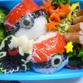 yukiはぴ's cooksnap of when they made キャラ弁☆ダークライ（ポケモン）♪.